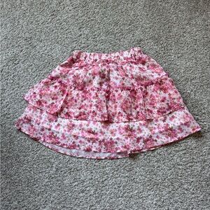 New Floral Pink Women's Skirt